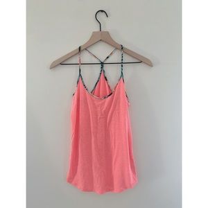 VS PINK Bright Pink Racerback Tank Top